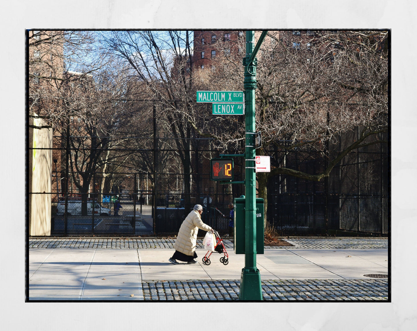 Harlem New York Street Photography Malcolm X Boulevard Print