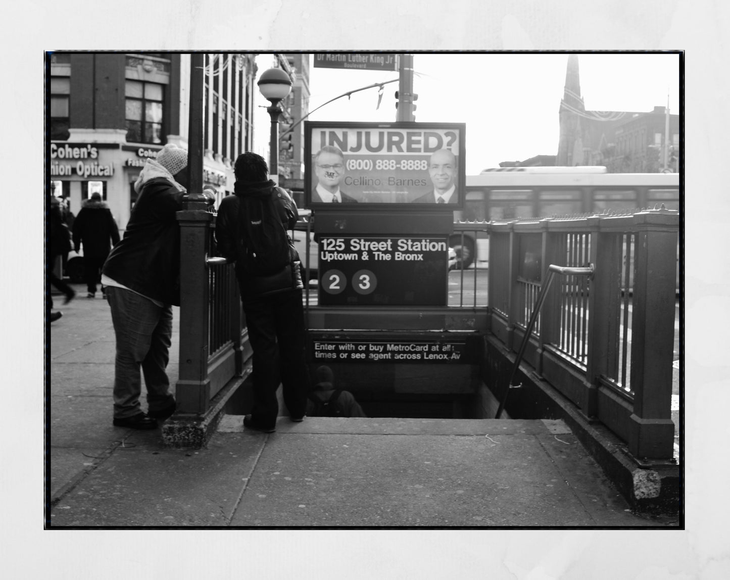 Harlem Photography New York Subway Print