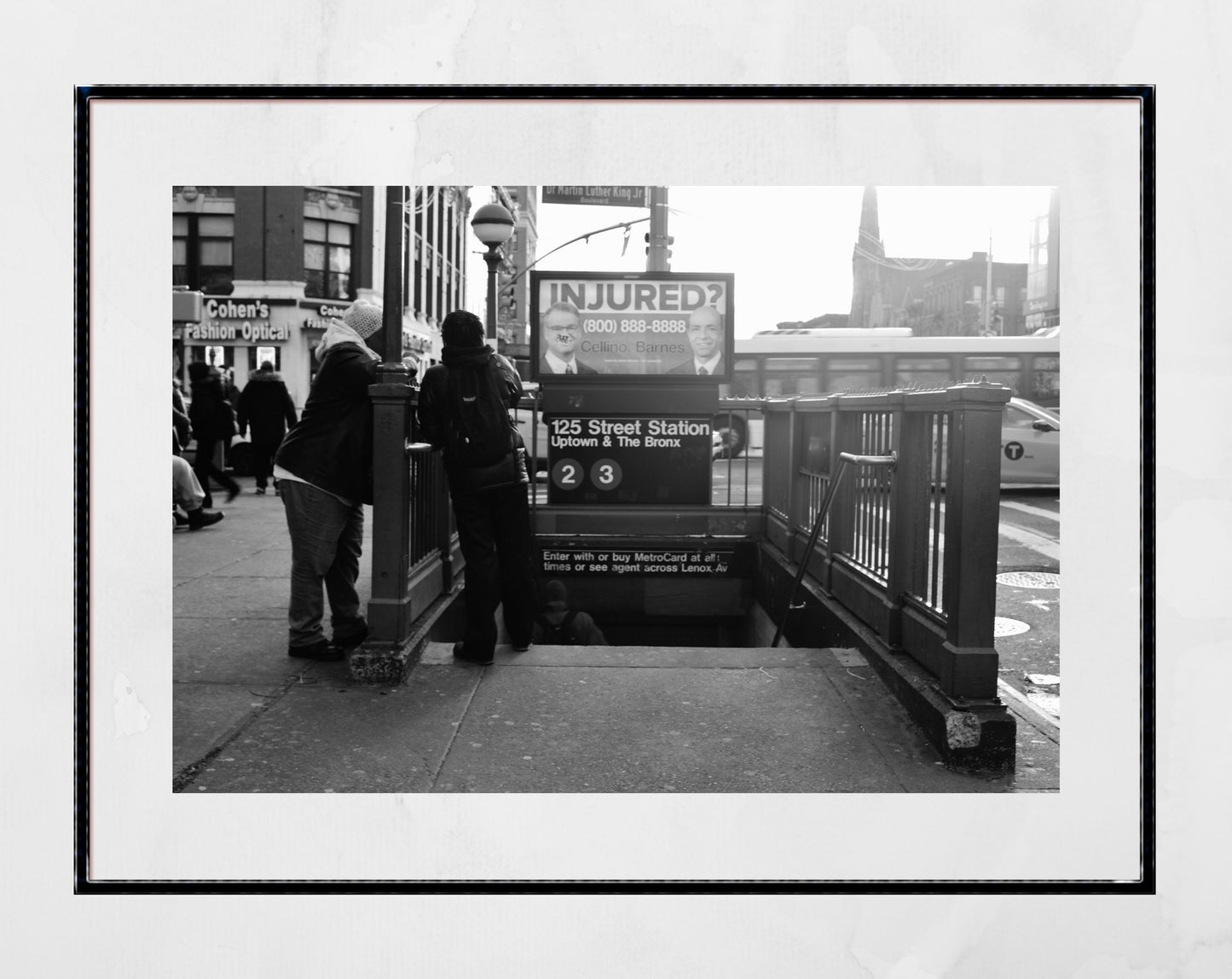 Harlem Photography New York Subway Print