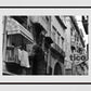 Naples Italy Black And White Street Photography Print