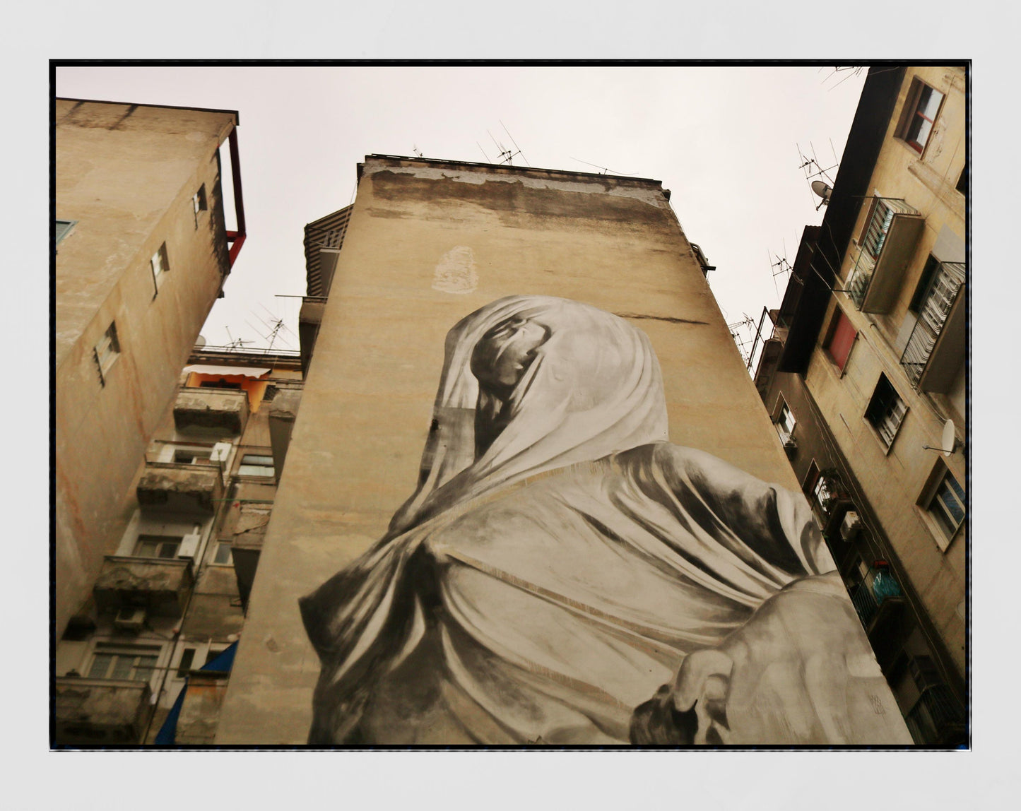 Street Art Print Spanish Quarter Naples Photography