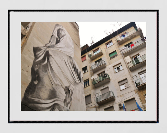 Street Art Print Spanish Quarter Naples Photography Poster