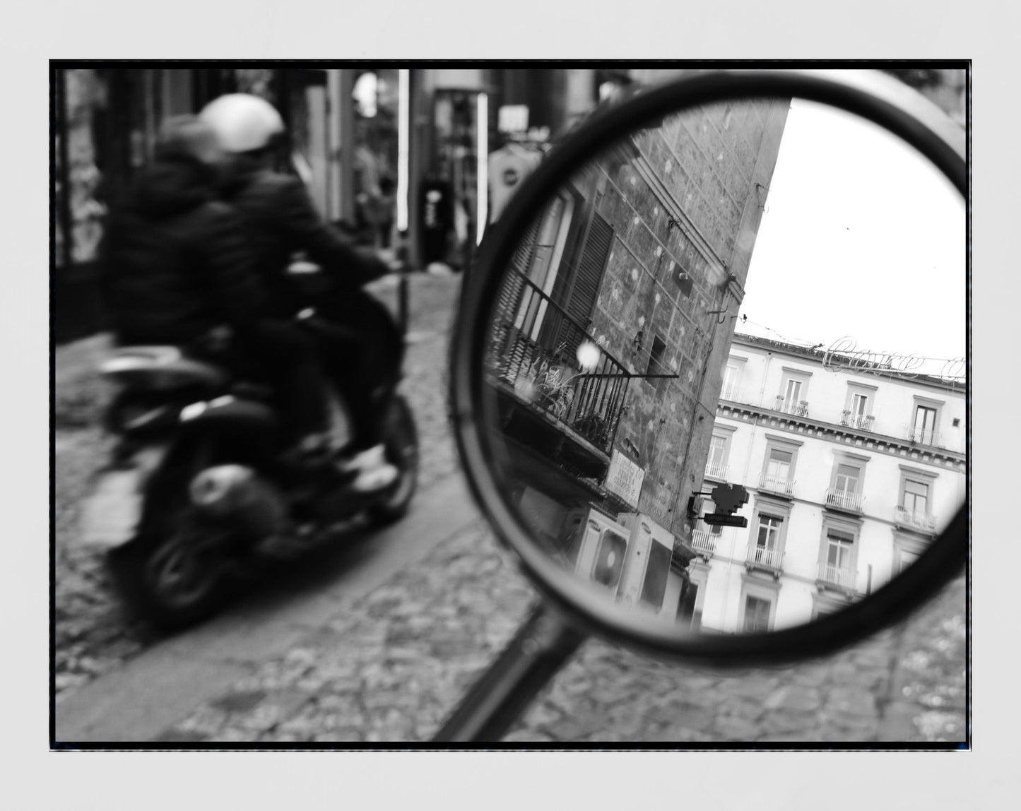 Rione Sanità Naples Italy Wall Art Black And White Street Photography Print