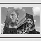 Maradona Naples Jorit Mural Black And White Photography Wall Art