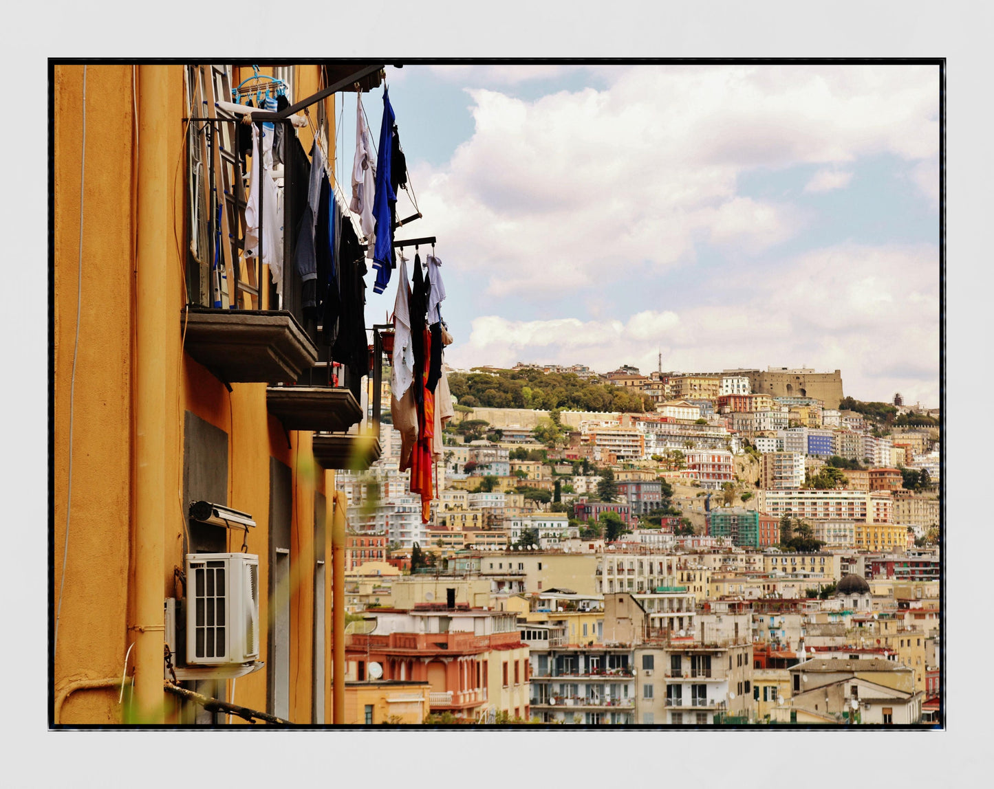 Naples Italy Wall Art Laundry Photography Print