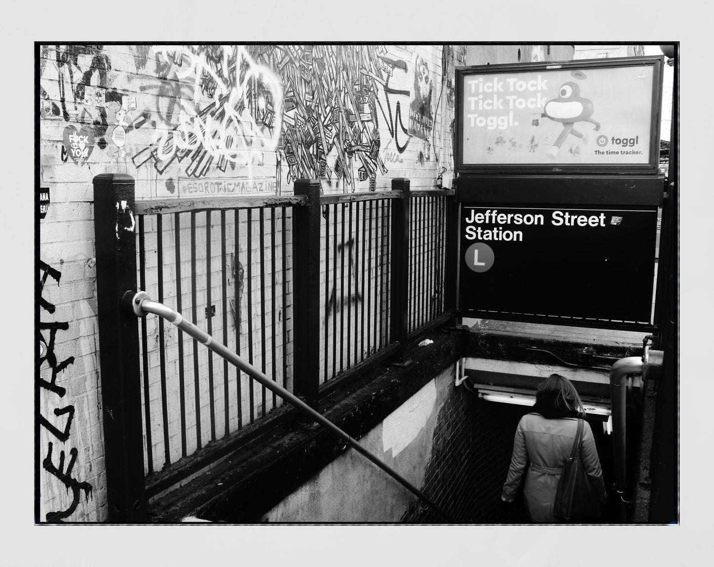 Bushwick Brooklyn Photography New York Subway Print Jefferson Street Station