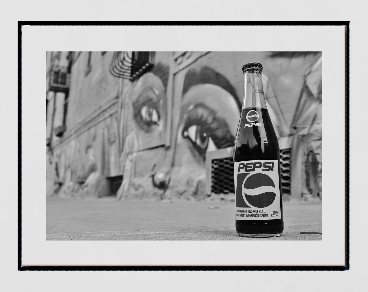 Bushwick Brooklyn Print Street Photography Retro Black And White Poster