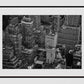 New York Poster Manhattan Black And White Photography Print