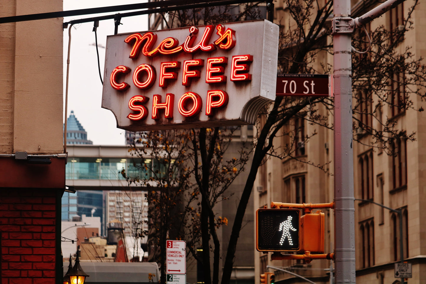 Neil's Coffee Shop New York Photography Upper East Side Print