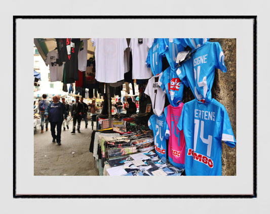 Napoli Soccer Naples Italy Porto Nolano Market Photography Print