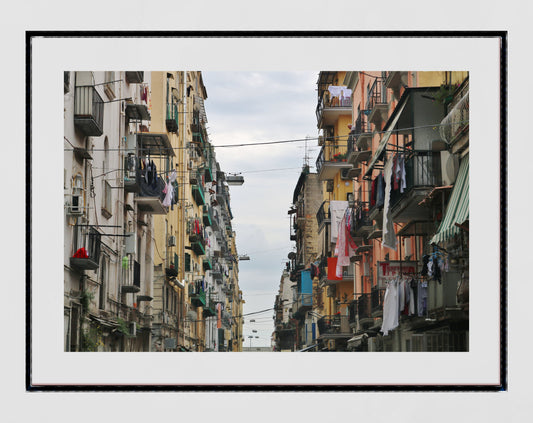 Naples Italy Street Photography Poster