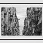 Naples Italy Street Photography Black And White Wall Art