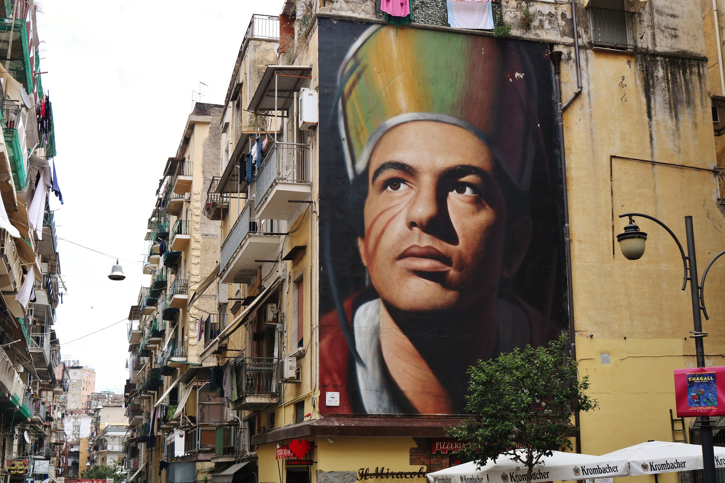 Saint Gennaro Mural Naples Italy Photography Print