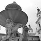 Salzburg Residenzplatz Europe Black And White Photography Print