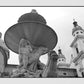 Salzburg Residenzplatz Europe Black And White Photography Print