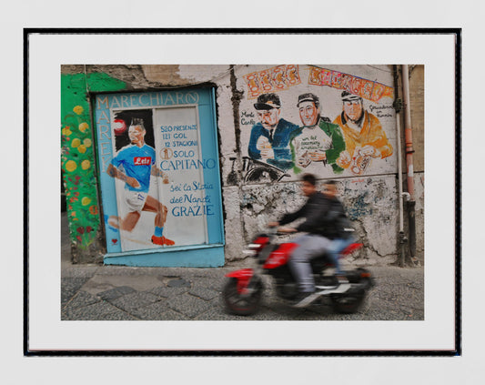 Naples Italy Photography Marek Hamšík Napoli F.C. Poster