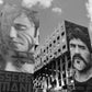 Maradona Naples Jorit Mural Black And White Photography Wall Art
