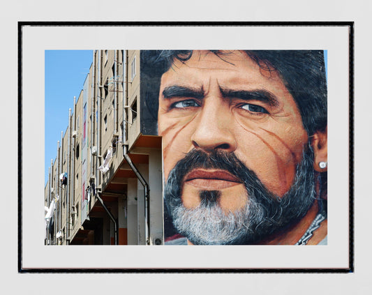 Maradona Poster Napoli Jorit Mural Photography