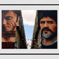 Maradona Naples Jorit Photography Print Napoli Poster