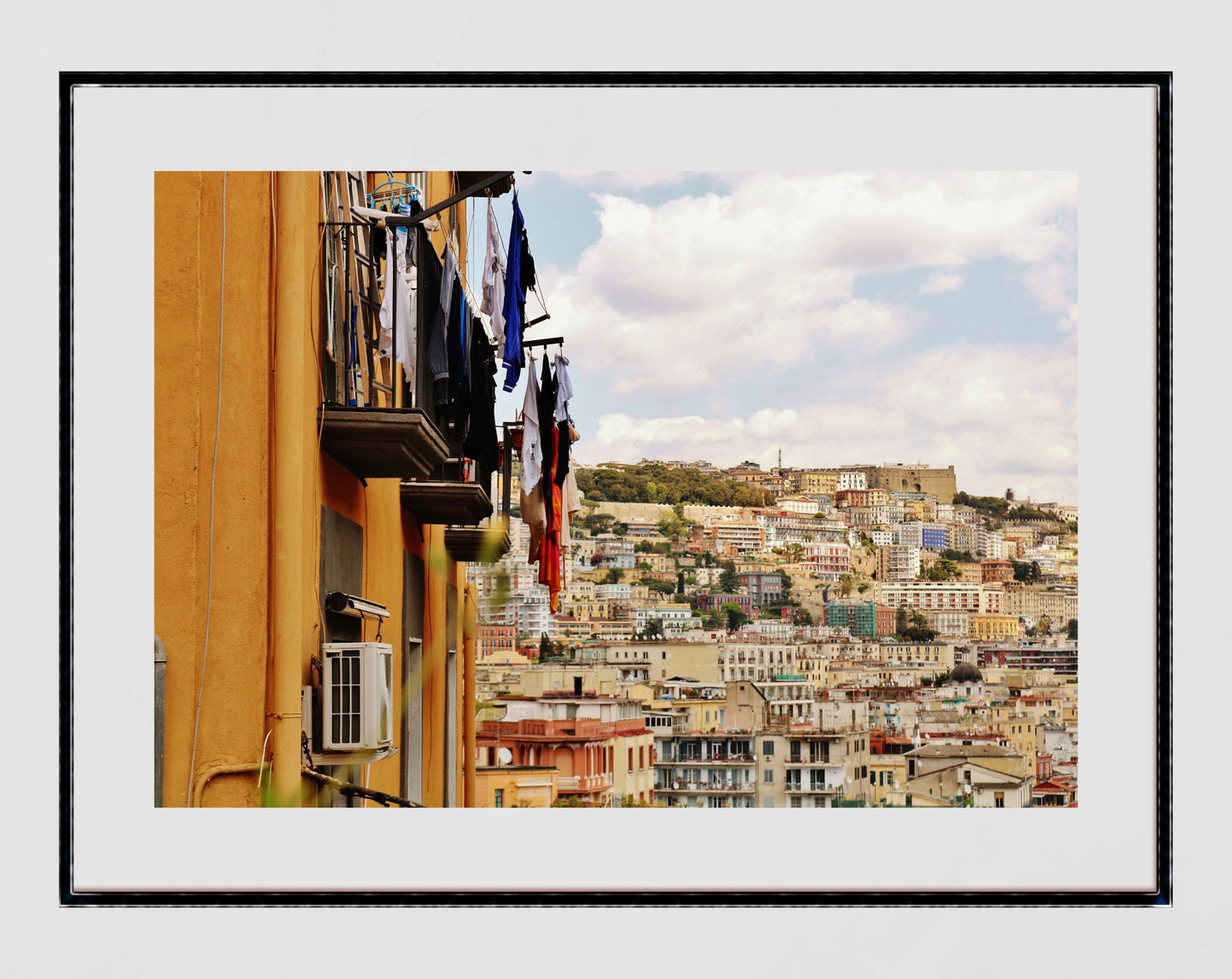 Naples Italy Wall Art Laundry Photography Print