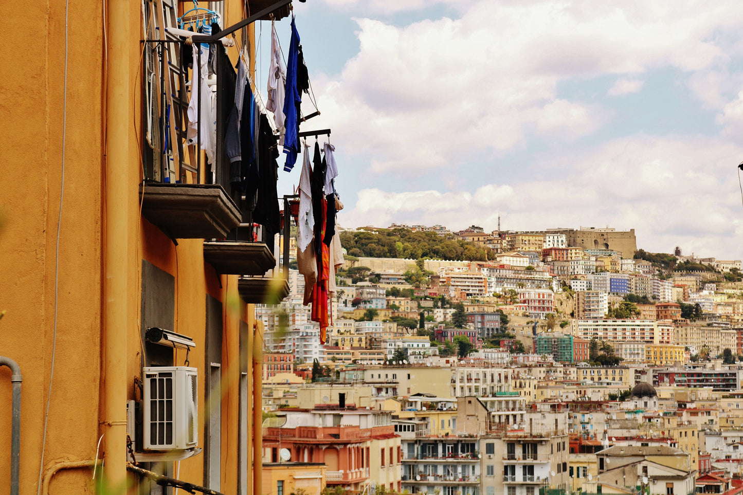 Naples Italy Wall Art Laundry Photography Print