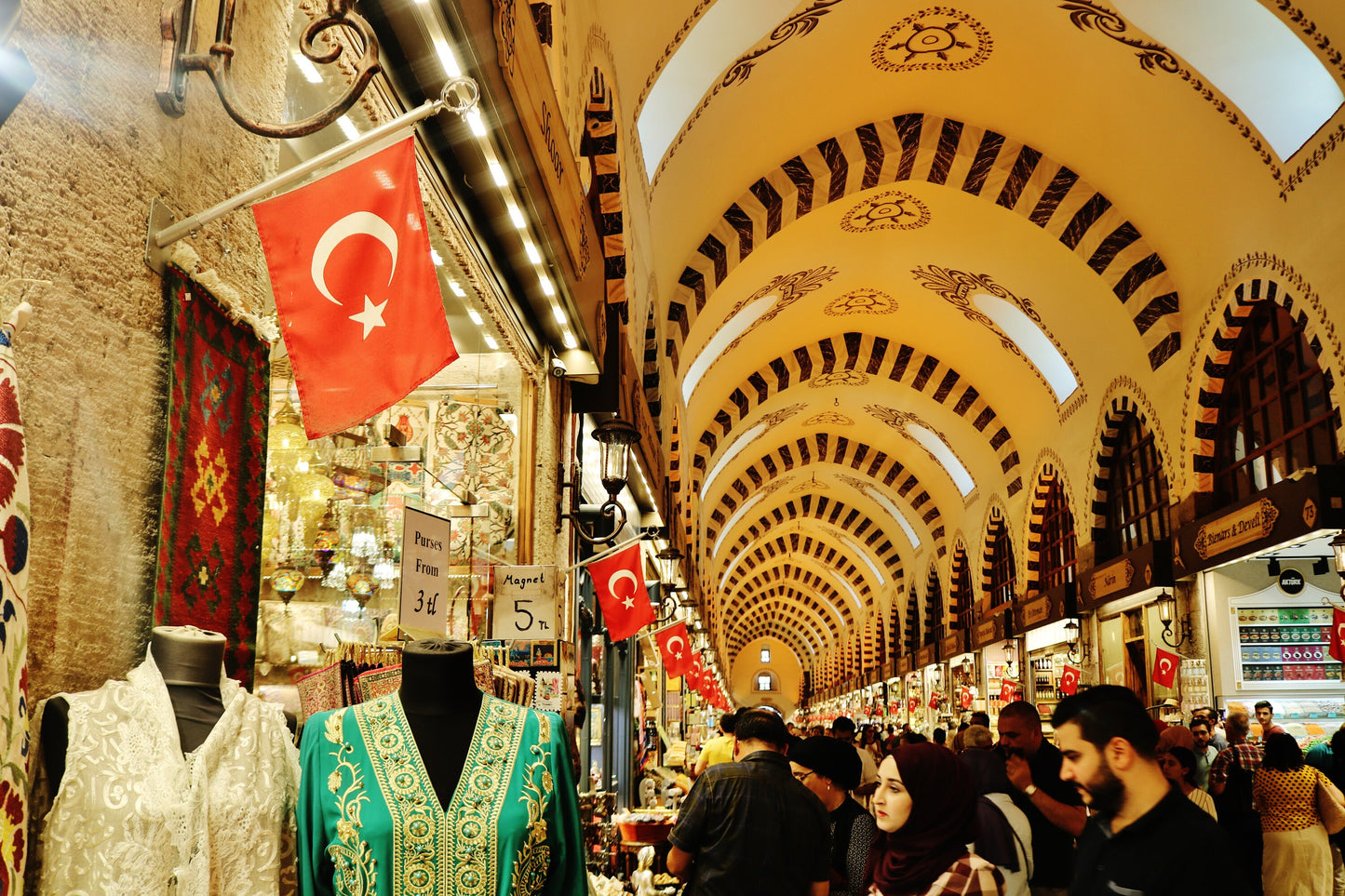 Istanbul Turkey Spice Bazaar Photography Print Poster