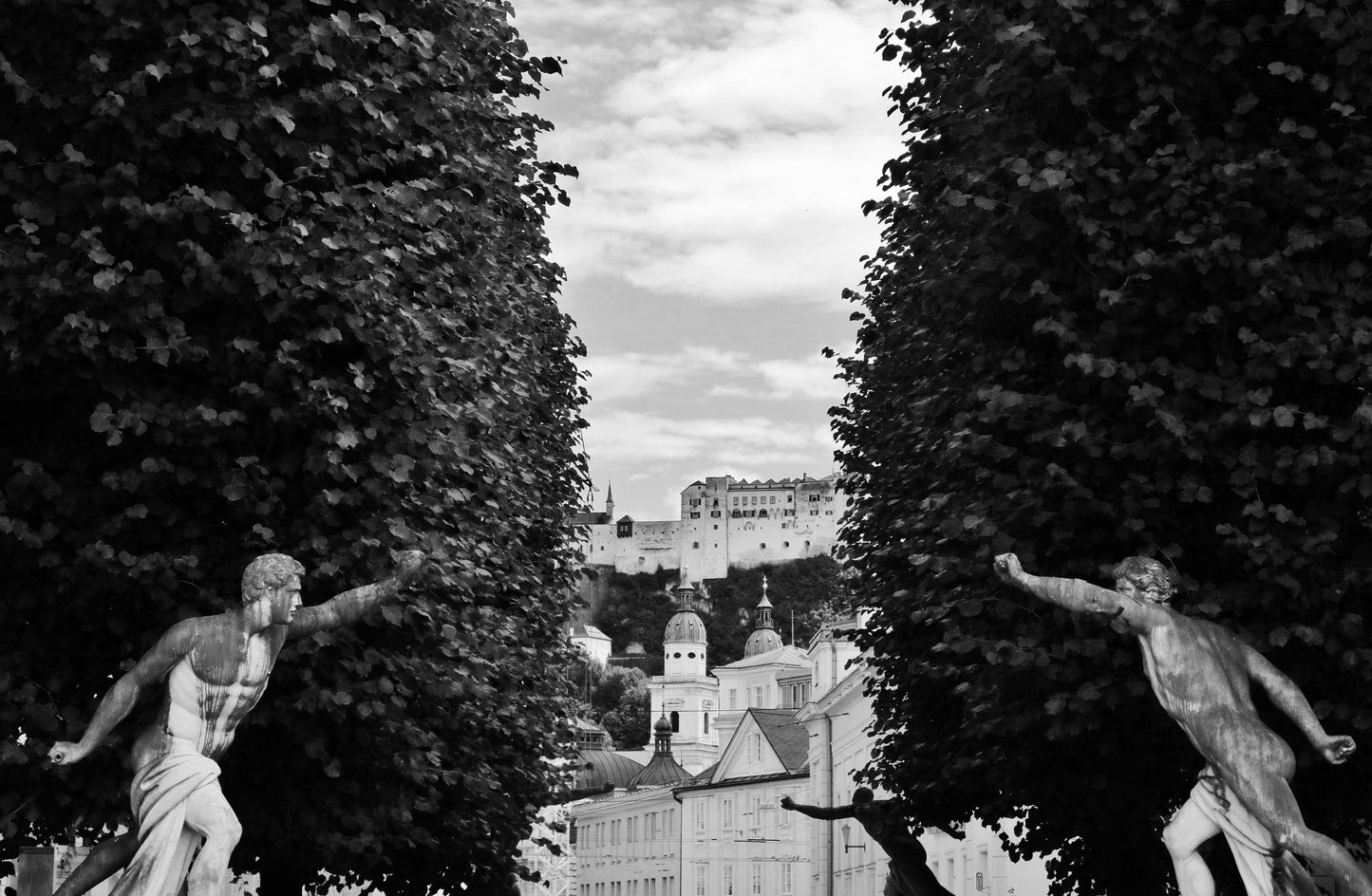 Salzburg Photography Print Mirabell Gardens Europe Wall Art