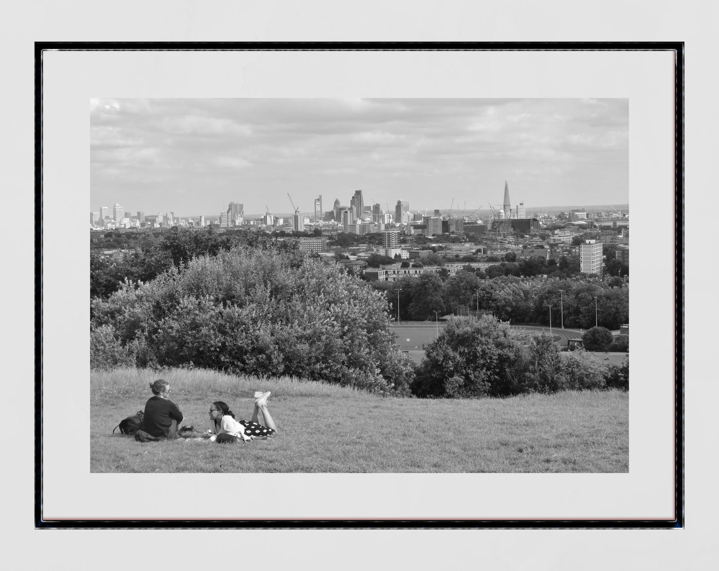 Hampstead Heath London Photography Print Black And White Wall Art