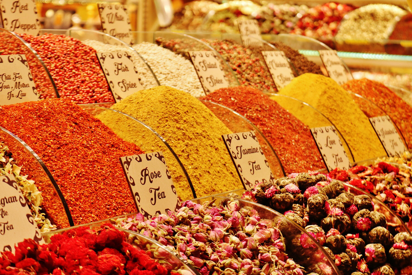 Turkey Spice Bazaar Istanbul Food Colourful Middle East Photography Print