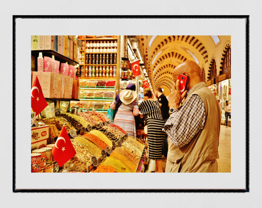 Turkey Istanbul Spice Bazaar Turkish Wall Art Photography