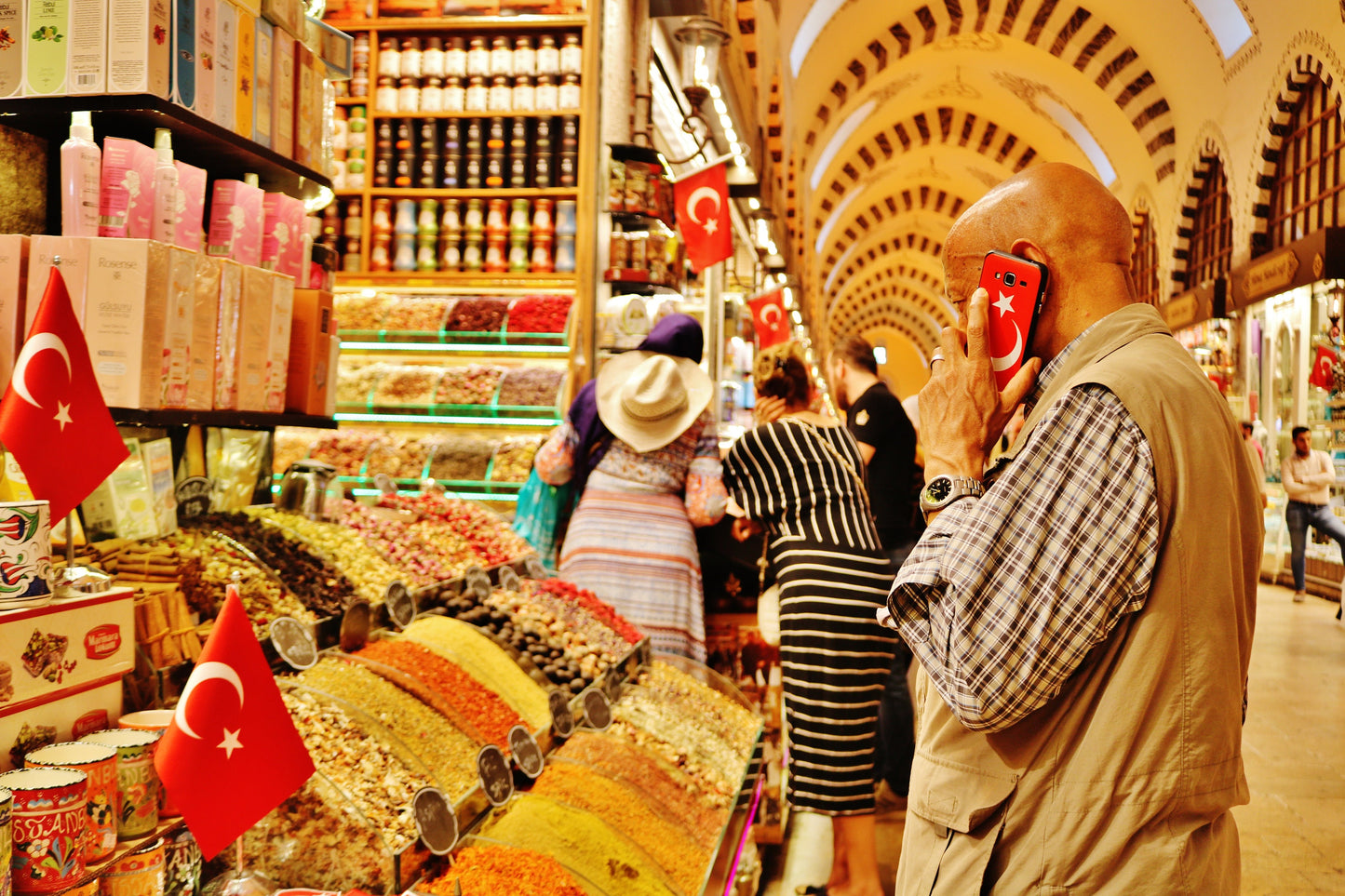 Turkey Istanbul Spice Bazaar Turkish Wall Art Photography