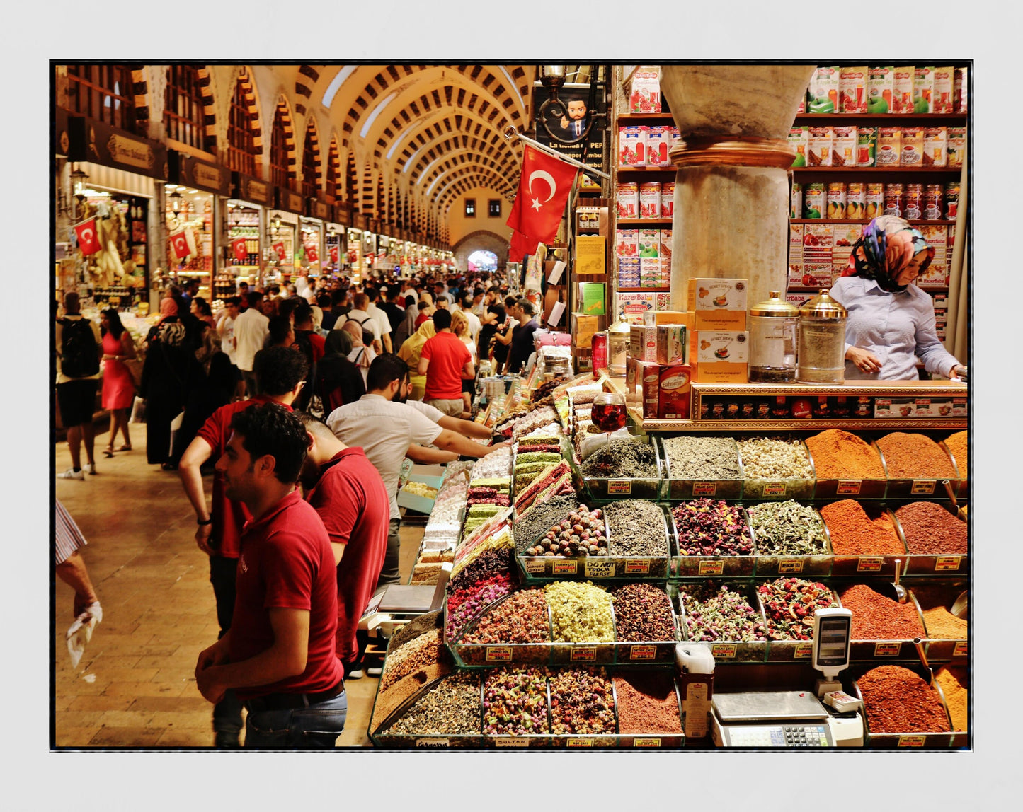 Turkey Istanbul Spice Bazaar Photography Print