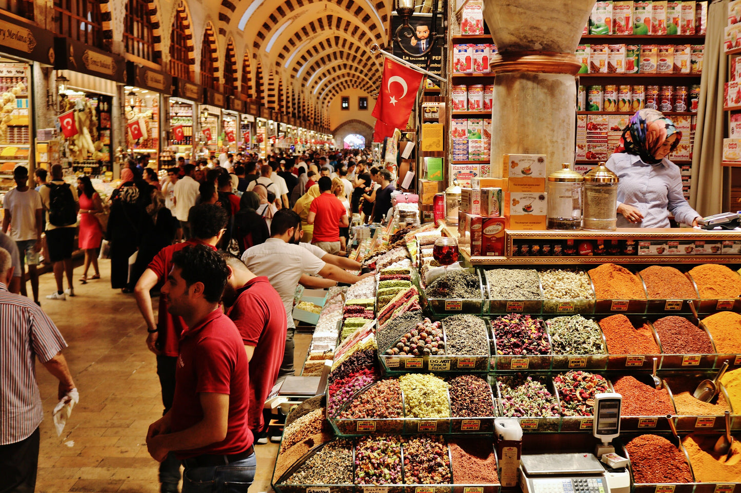 Turkey Istanbul Spice Bazaar Photography Print