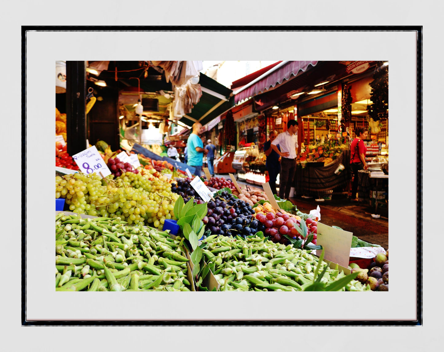Istanbul Turkey Kadıköy Market Photography Print Poster