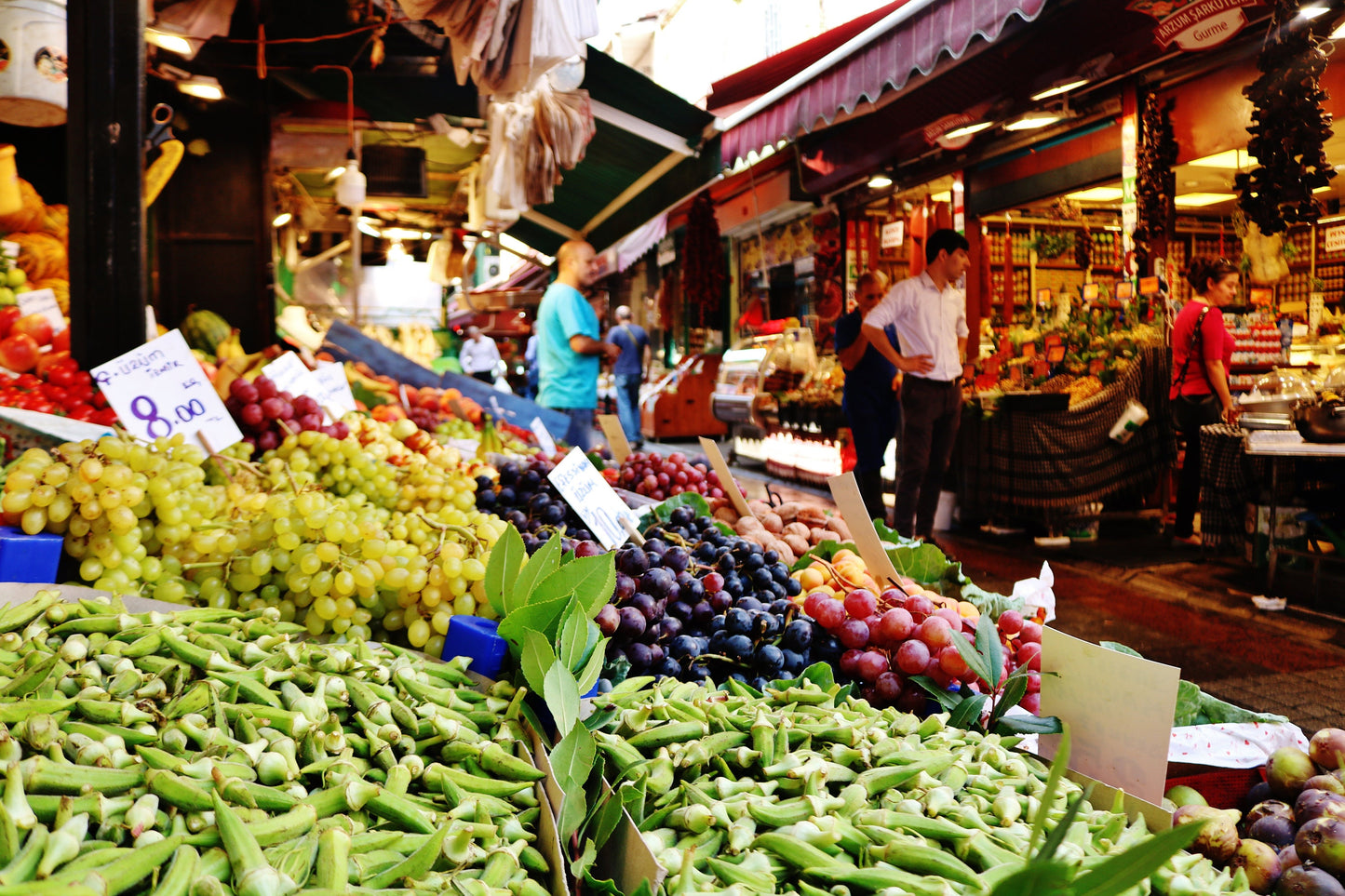 Istanbul Turkey Kadıköy Market Photography Print Poster