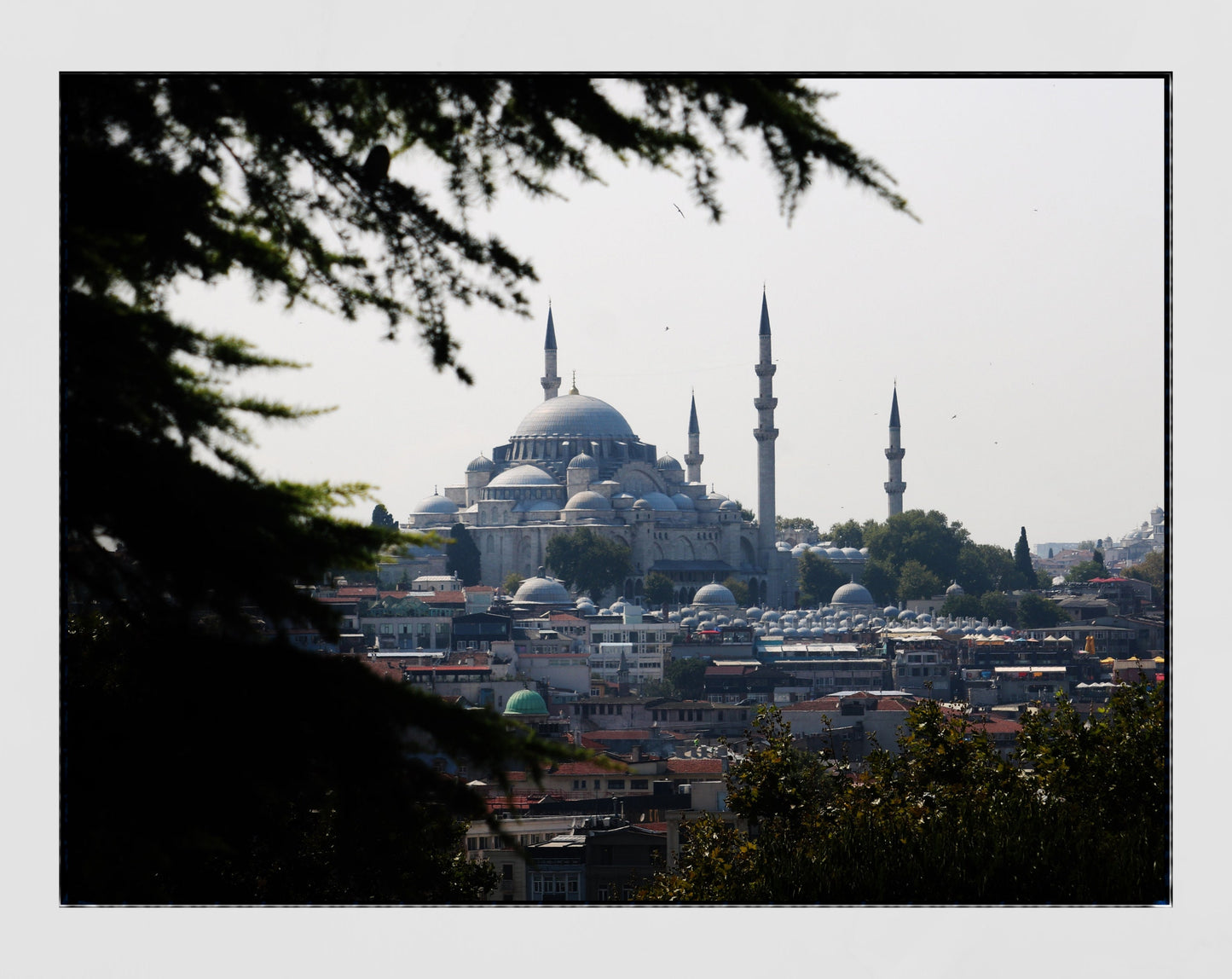 Istanbul Suleymaniye Mosque Middle East Photography Print Poster