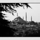 Istanbul Suleymaniye Mosque Middle East Black And White Photography Print Poster