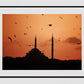 Istanbul Süleymaniye Mosque Sunset Poster Photography Print