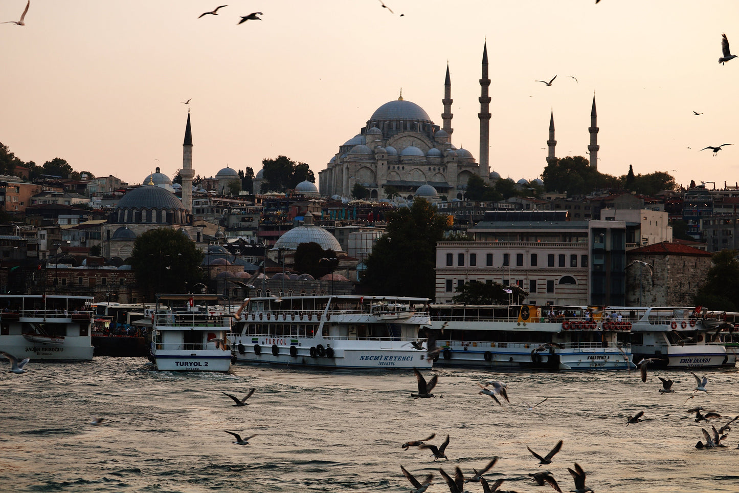 Istanbul Süleymaniye Mosque Eminönü Photography Print Poster