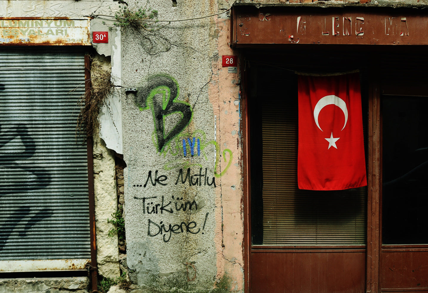 Turkey Decor Istanbul Turkish Street Graffiti Photography Print