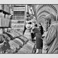 Turkey Istanbul Spice Bazaar Turkish Black And White Wall Art
