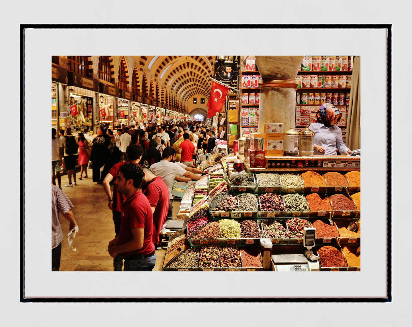 Turkey Istanbul Spice Bazaar Photography Print