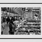 Turkey Istanbul Spice Bazaar Black And White Photography Print