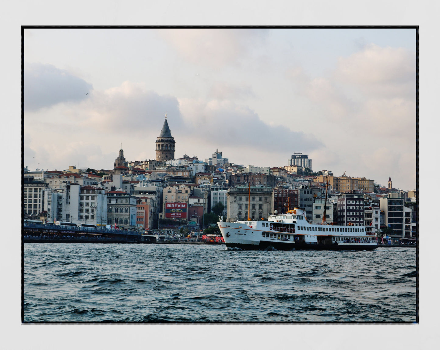 Istanbul Galata Tower Eminonu Photography Print Wall Art