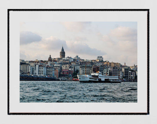 Istanbul Galata Tower Eminonu Photography Print Wall Art