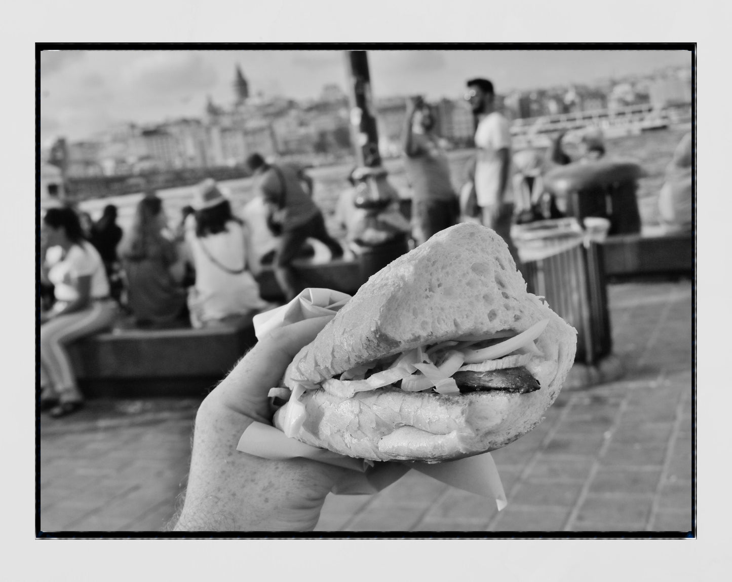 Istanbul Balık Ekmek Sandwich Food Photography Print Poster