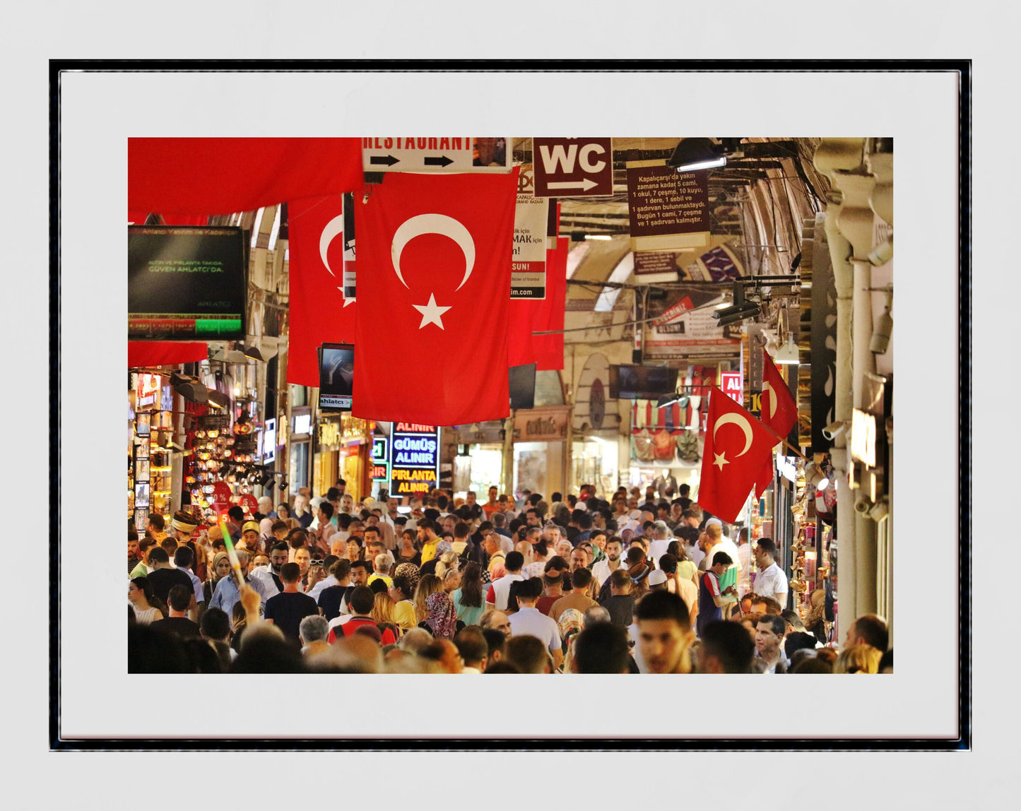 Istanbul Turkey Grand Bazaar Photography Print Poster