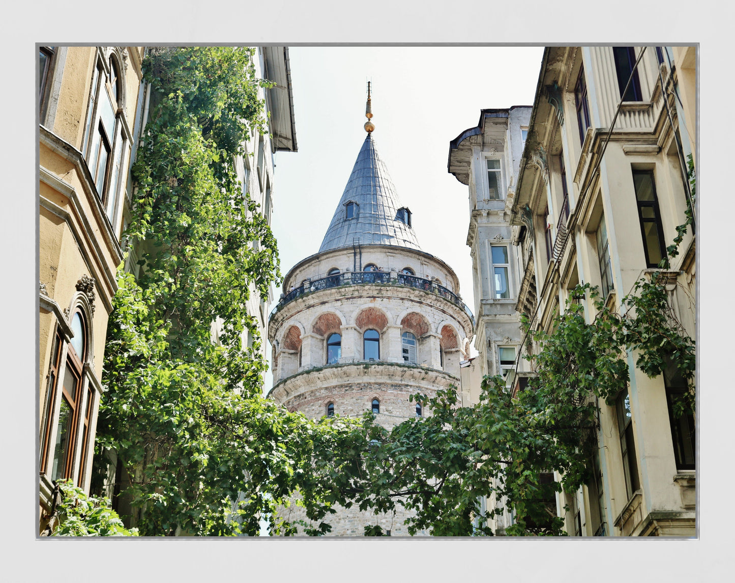 Istanbul Galata Tower Photography Print Wall Art