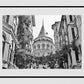 Istanbul Galata Tower Black And White Photography Print Wall Art