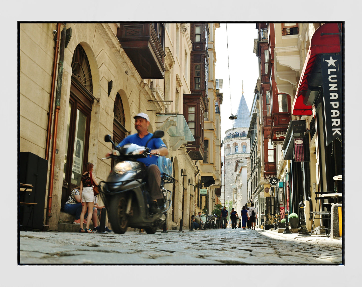 Istanbul Galata Photography Print Wall Art